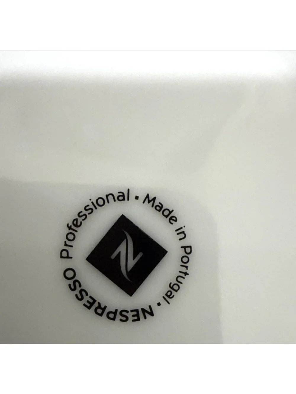 Set of 5 Nespresso Branded Professional Collection Porcelain Cappuccino Saucers